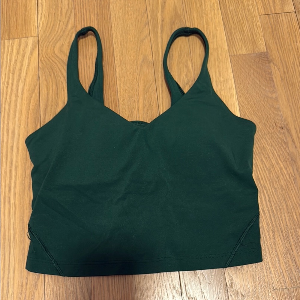 Lululemon align tank Everglade green sz 4